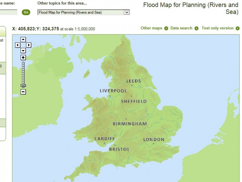 Are you at risk of flooding? Flood map for your area